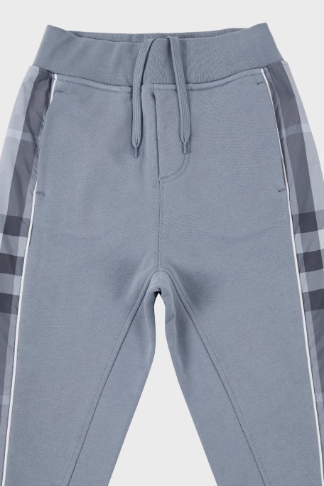 Burberry Pamuklu Çocuk Jogger Pantolon 8047433 SHALE BLUE MAVİ - 3
