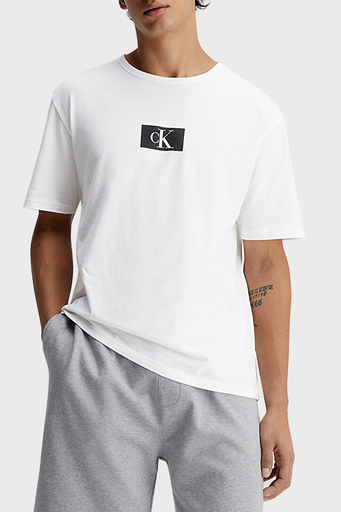 Calvin Klein % 100 Organik Pamuk Regular Fit 000NM2399E100 Erkek T Shirt 000NM2399E 100 BEYAZ - 1