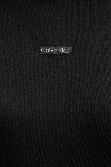 Calvin Klein % 100 Pamuk Boyfirend Fit Sıfır Yaka J20J225539BEH Bayan T Shirt J20J225539 BEH SİYAH - 5