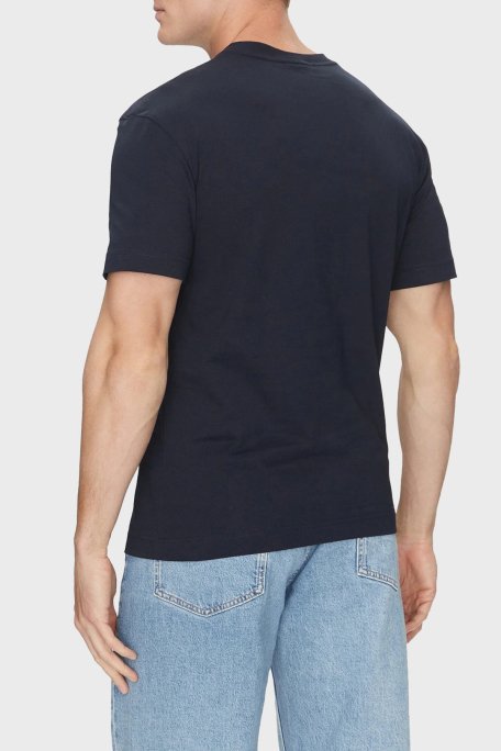 Calvin Klein % 100 Pamuk Comfort Fit Bisiklet Yaka K10K112749CEF Erkek T Shirt K10K112749 CEF LACİVERT - 3