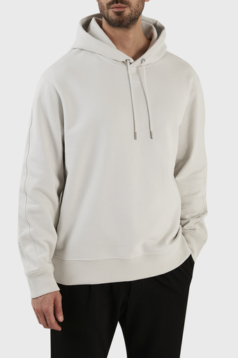 Calvin Klein % 100 Pamuk Logolu Relaxed Fit Kapüşonlu J30J320604PRF Erkek Sweat J30J320604 PRF GRİ - 3