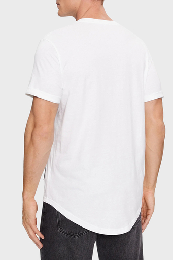 Calvin Klein % 100 Pamuk Regular Fit Bisiklet Yaka J30J323482YAF Erkek T Shirt J30J323482 YAF BEYAZ - 2