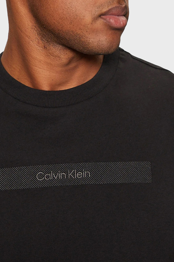Calvin Klein % 100 Pamuk Regular Fit Bisiklet Yaka K10K113791BEH Erkek T Shirt K10K113791 BEH SİYAH - 4