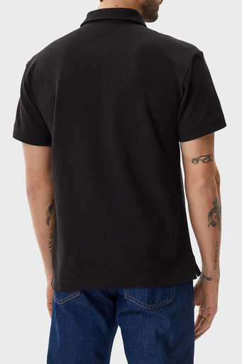 Calvin Klein % 100 Pamuk Regular Fit Düğmeli J30J327040BEH Erkek Polo Yaka T Shirt J30J327040 BEH SİYAH - 2
