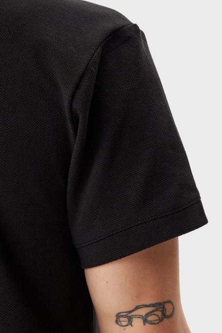Calvin Klein % 100 Pamuk Regular Fit Düğmeli J30J327040BEH Erkek Polo Yaka T Shirt J30J327040 BEH SİYAH - 5
