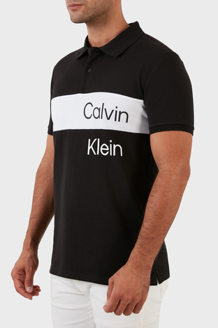 Calvin Klein - Calvin Klein % 100 Pamuk Regular Fit Erkek Polo T Shirt J30J320887 BEH SİYAH (1)