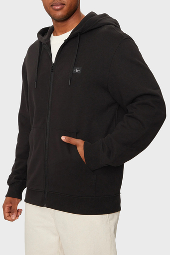 Calvin Klein % 100 Pamuk Regular Fit Kapüşonlu Yaka J30J326858BEH Erkek Sweat J30J326858 BEH SİYAH - 1