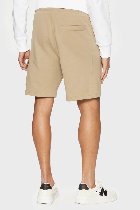 Calvin Klein % 100 Pamuk Regular Fit Normal Bel Cepli J30J327284HI0 Erkek Short J30J327284 HI0 BEJ - 3