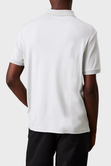 Calvin Klein % 100 Pamuk Regular Fit Yarım Fermuarlı K10K112754PFH Erkek Polo Yaka T Shirt K10K112754 PFH GRİ - 2