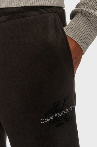 Calvin Klein % 100 Pamuk Regular Fit Yüksek Bel Jogger J30J326685BEH Erkek Pantolon J30J326685 BEH SİYAH - 3