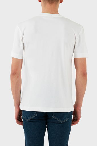 Calvin Klein % 100 Pamuk Relaxed Fit Logolu K10K112749YAF Erkek T Shirt K10K112749 YAF BEYAZ - 2