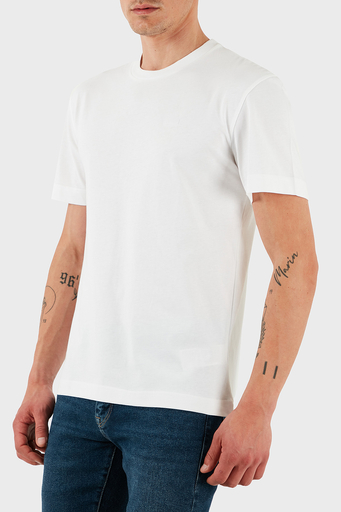 Calvin Klein % 100 Pamuk Relaxed Fit Logolu K10K112749YAF Erkek T Shirt K10K112749 YAF BEYAZ - 4