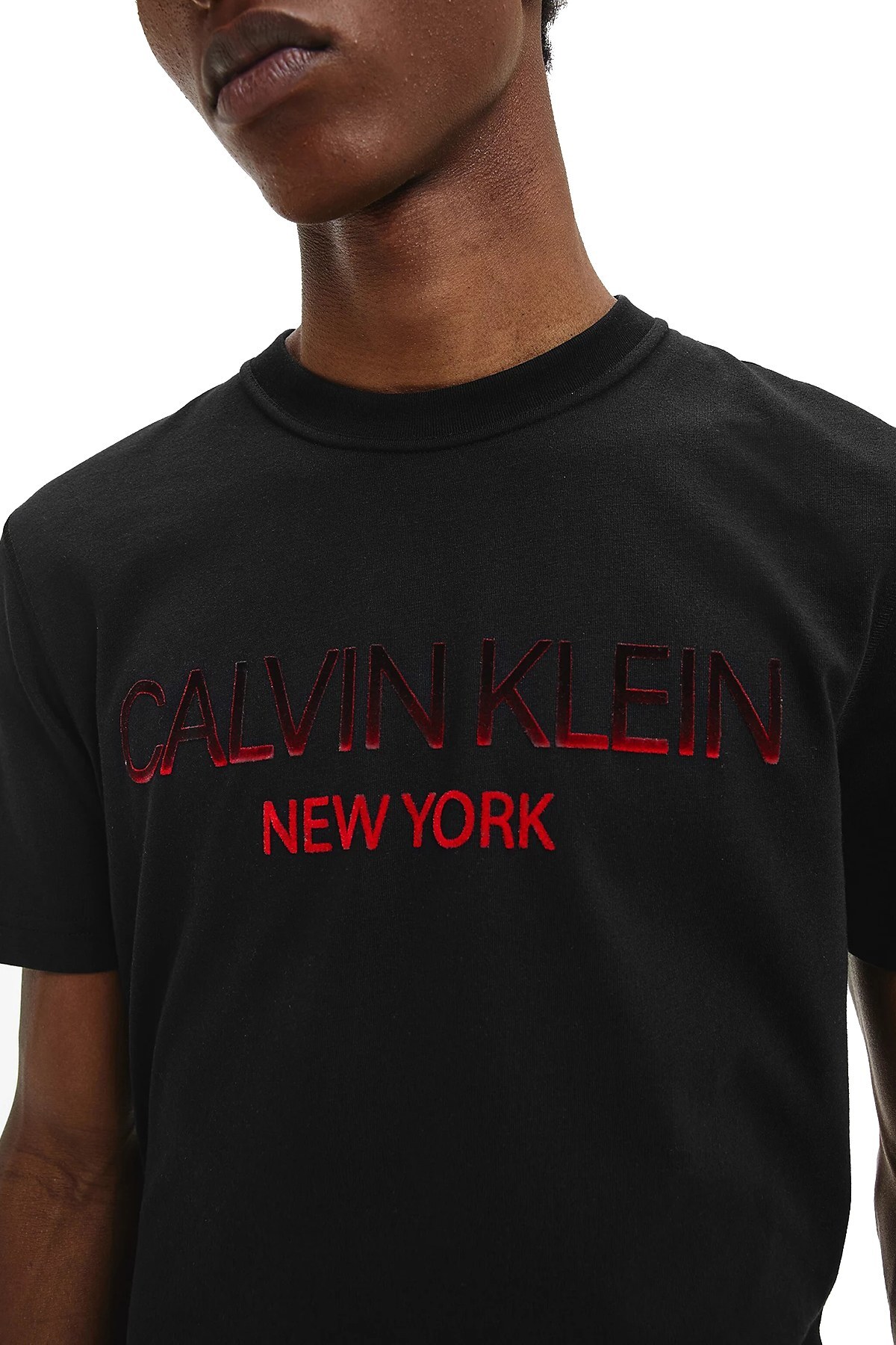 Calvin Klein Erkek T Shirt K10K106711 BEH SİYAH