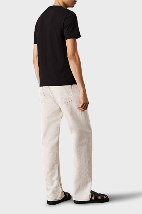 Calvin Klein Baskılı Pamuklu Regular Fit Bisiklet Yaka K10K114162BEH Erkek T Shirt K10K114162 BEH SİYAH - 3