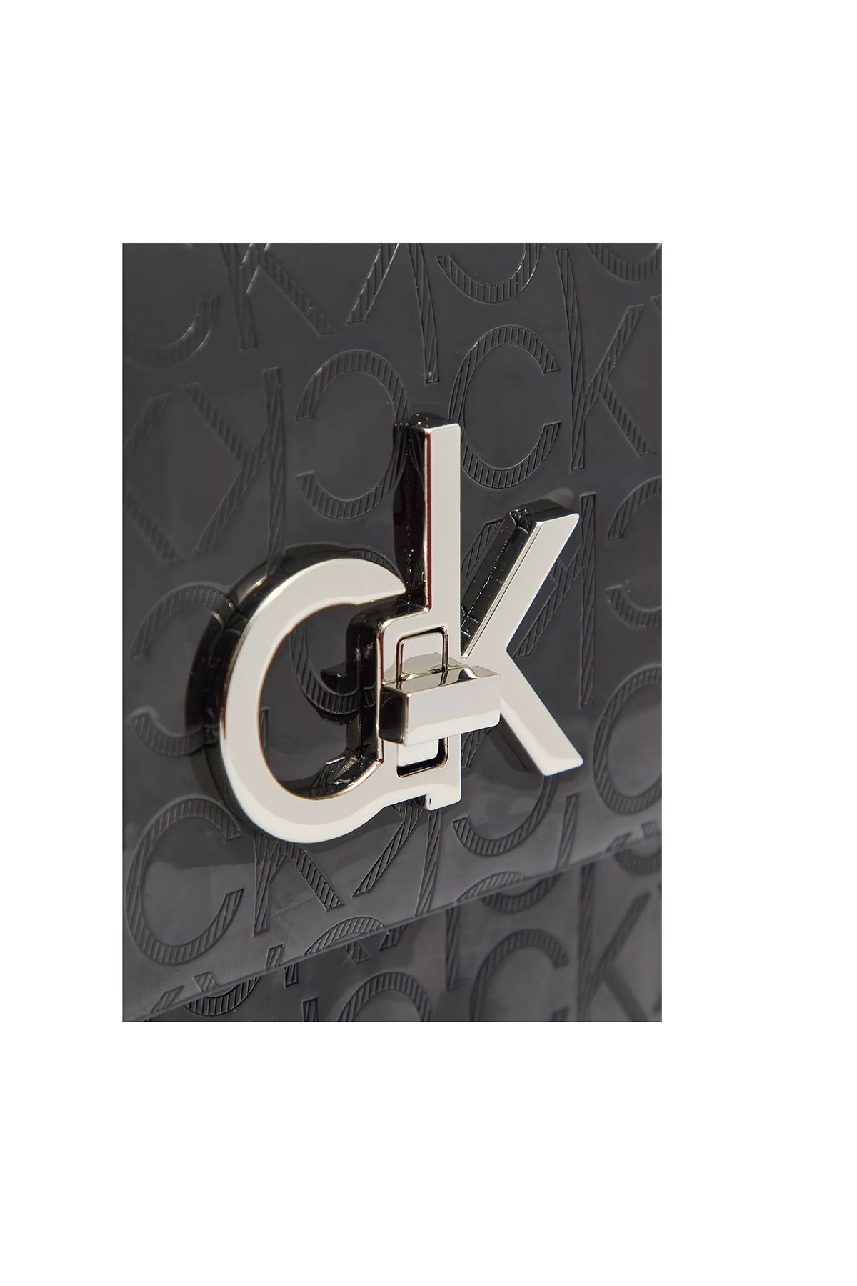 Calvin Klein Marka Logolu Ayarlanabilir Zincir Ask Bayan Çanta K60K606672 BAX SİYAH