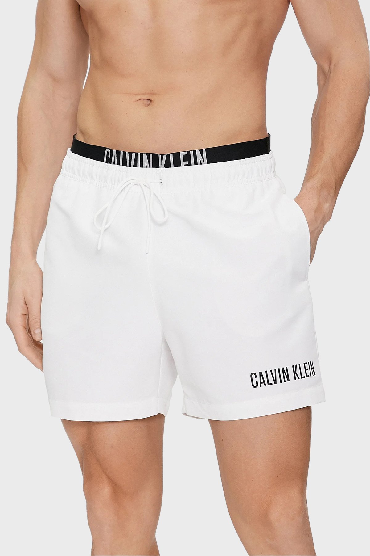 DeuxiemeClasseカミナンドTHONGPLATFORM Calvin Klein Çift Bel Detaylı Deniz Şortu Belden Bağlamalı