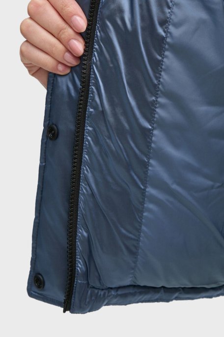 Calvin Klein Comfort Fit Kısa Parlak J20J224124CDO Bayan Mont J20J224124 CDO MAVİ - 6
