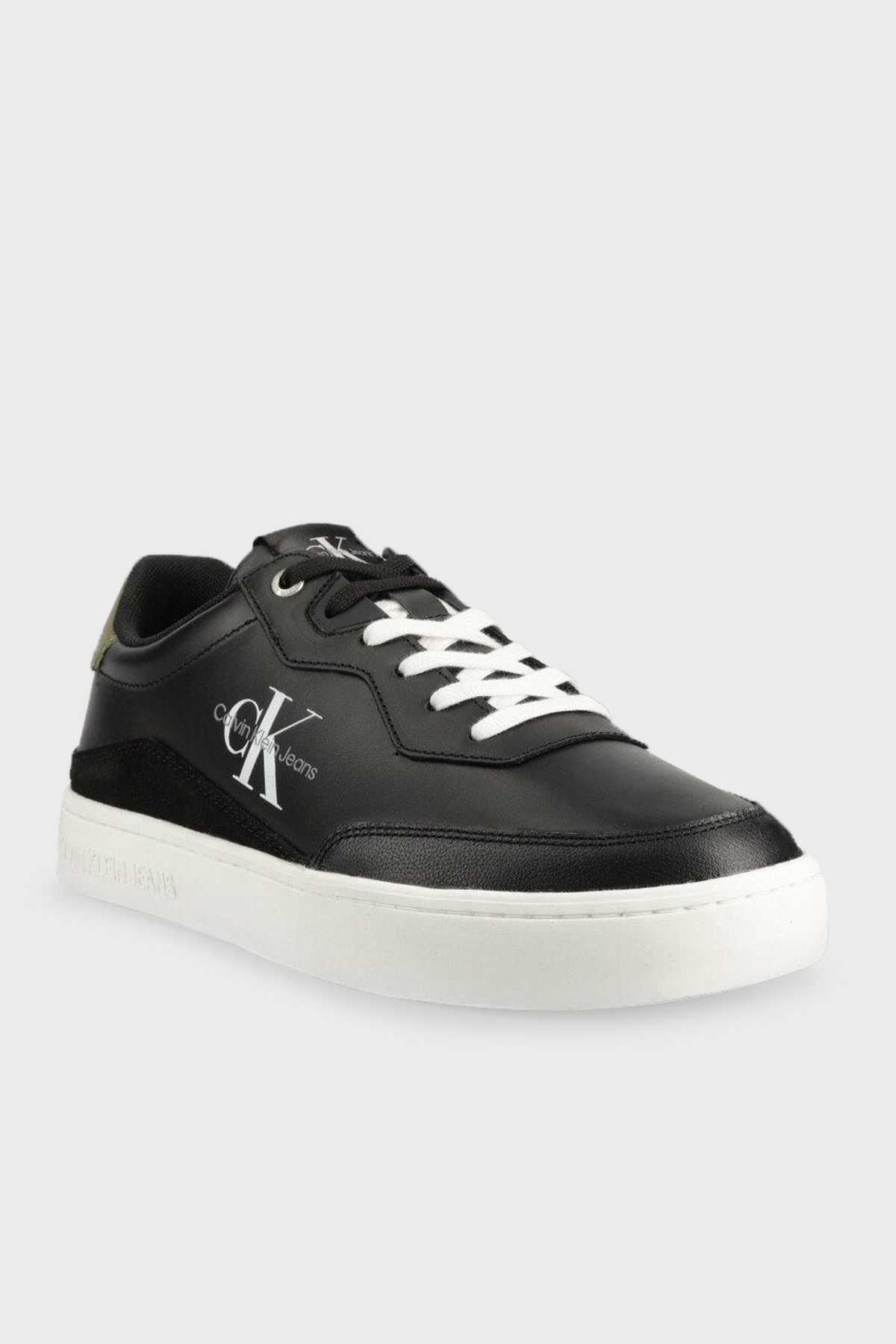 Calvin Klein Deri Sneaker Erkek Ayakkabı YM0YM00432 BDS SİYAH