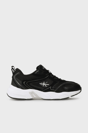 Calvin Klein Deri Sneaker YM0YM006360GL Erkek Ayakkabı YM0YM00636 0GL SİYAH - 1