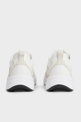 Calvin Klein Deri Sneaker YM0YM006360K6 Erkek Ayakkabı YM0YM00636 0K6 BEYAZ - 5