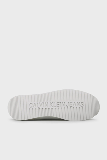 Calvin Klein Deri Sneaker YW0YW008400K7 Bayan Ayakkabı YW0YW00840 0K7 BEYAZ - 5