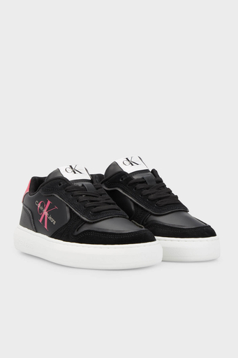 Calvin Klein Deri Süet Spor YW0YW00913BDS Bayan Ayakkabı YW0YW00913 BDS SİYAH - 3