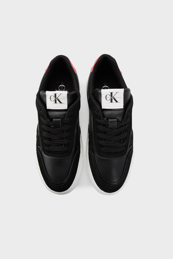 Calvin Klein Deri Süet Spor YW0YW00913BDS Bayan Ayakkabı YW0YW00913 BDS SİYAH - 5