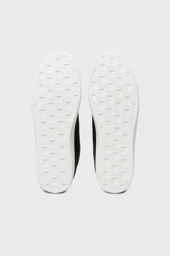 Calvin Klein Deri ve Süet Detaylı Sneaker YM0YM011530GM Erkek Ayakkabı YM0YM01153 0GM SİYAH-BEYAZ - 7