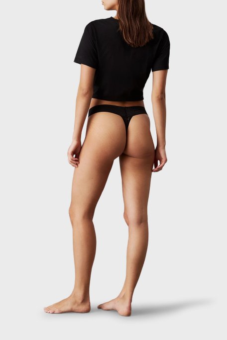 Calvin Klein Düşük Bel Tanga 3 Pack LV00QD5304W5T Bayan Külot LV00QD5304 W5T Beyaz-Pembe-Siyah - 3