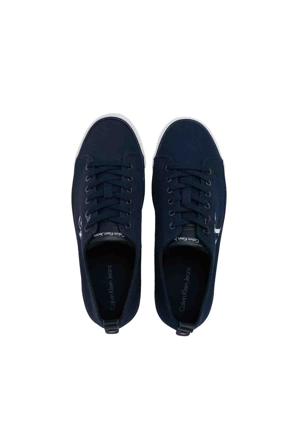 Calvin Klein Marka Logolu Erkek Ayakkabı 00000S0369 NVY LACİVERT