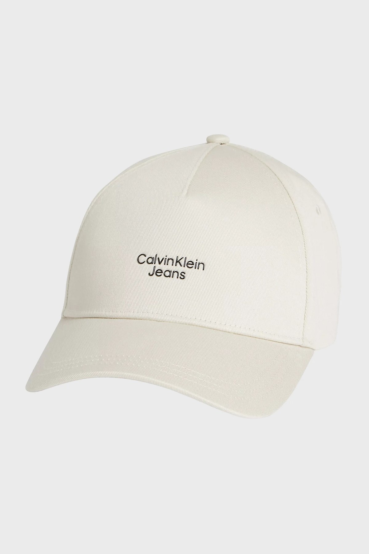 Calvin Klein Logolu Organik Pamuklu Erkek Şapka K50K508974 ACF BEJ