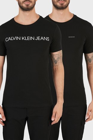 Calvin Klein - Calvin Klein 2 Pack Erkek T Shirt J30J317598 BEH SİYAH