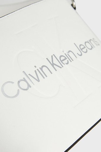 Calvin Klein Fermuarlı Ayarlanabilir Çapraz Askılı K60K6106810LI Bayan Çanta K60K610681 0LI BEYAZ-GÜMÜŞ - 3