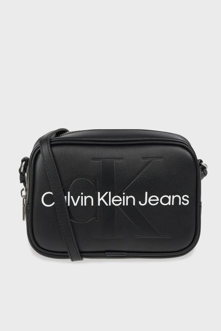 Calvin Klein Fermuarlı Ayarlanabilir Omuz Askılı Bayan Çanta K60K610275 BDS SİYAH - 1