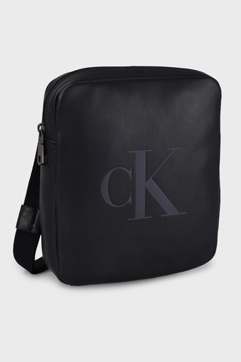 Calvin Klein Fermuarlı Ayarlanabilir Omuz Askılı Erkek Çanta K50K509810 BDS SİYAH