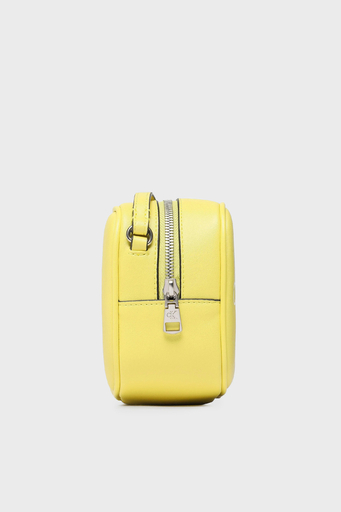 Calvin Klein Fermuarlı Ayarlanabilir Omuz Askılı K60K610275LAE Bayan Çanta K60K610275 LAE SARI - 3