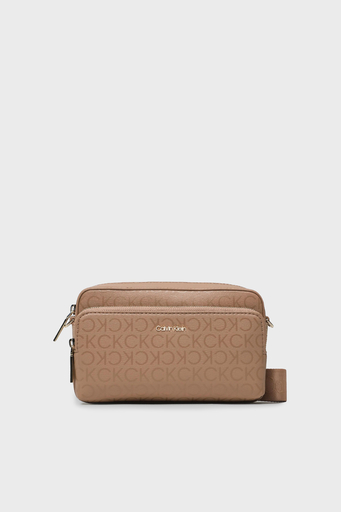 Calvin Klein Fermuarlı Çıkarılabilir Omuz Askılı K60K6098950HE Bayan Çanta K60K609895 0HE BEJ - 1