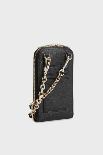 Calvin Klein Fermuarlı Zincir Askılı K60K610488BAX Bayan Telefon Çantası K60K610488 BAX SİYAH - 3
