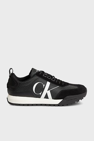 Calvin Klein - Calvin Klein Hakiki Deri Günlük Spor Erkek Ayakkabı YM0YM00417 BDS SİYAH