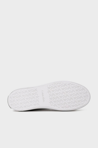 Calvin Klein Hakiki Deri Logo Detaylı Sneaker HW0HW016810GJ Bayan Ayakkabı HW0HW01681 0GJ SİYAH-BEYAZ - 8