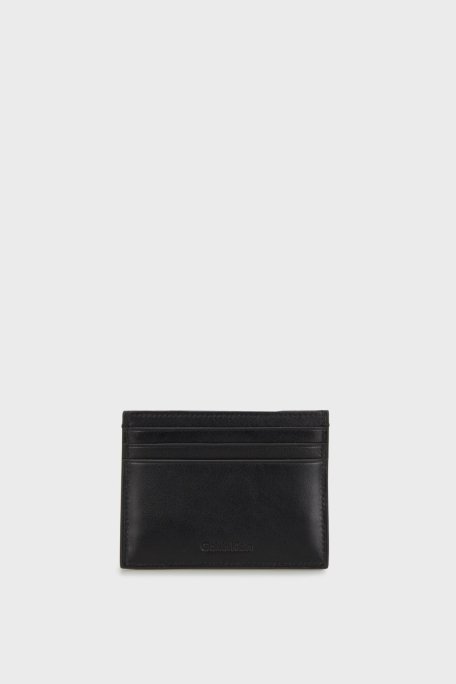 Calvin Klein Hakiki Deri Logolu LV04G1081GUB1 Erkek Kartlık LV04G1081G UB1 SİYAH - 2