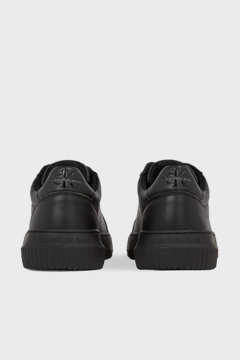 Calvin Klein Hakiki Deri Logolu Sneaker YM0YM006810GT Erkek Ayakkabı YM0YM00681 0GT SİYAH - 4