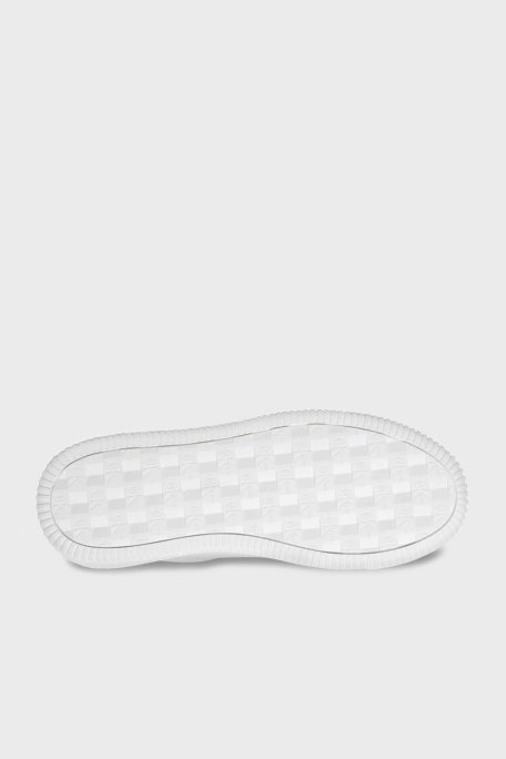 Calvin Klein Hakiki Deri Logolu Sneaker YM0YM006810LD Erkek Ayakkabı YM0YM00681 0LD BEYAZ-SİYAH - 8