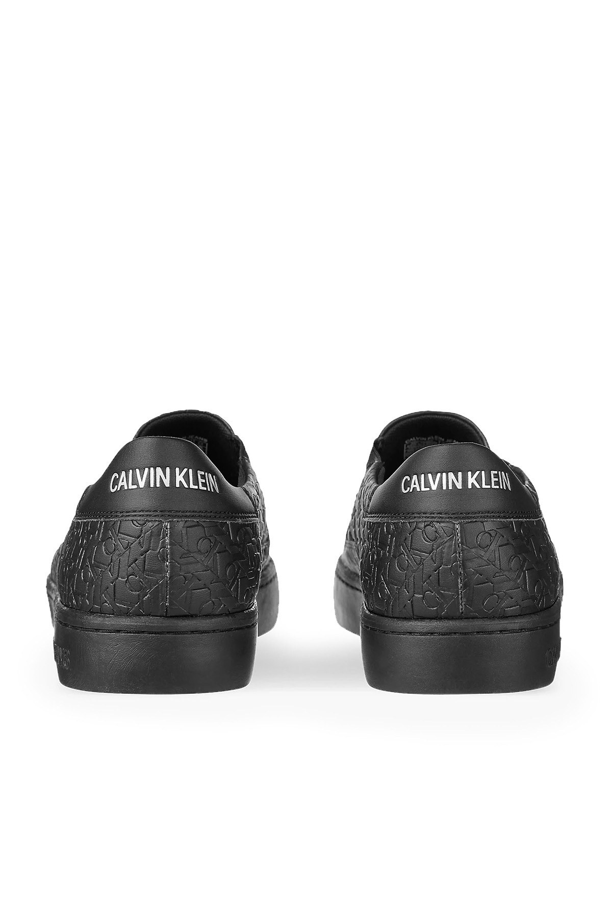 Calvin Klein Hakiki Deri Slip-On Erkek Ayakkabı YM0YM00082 BDS SİYAH