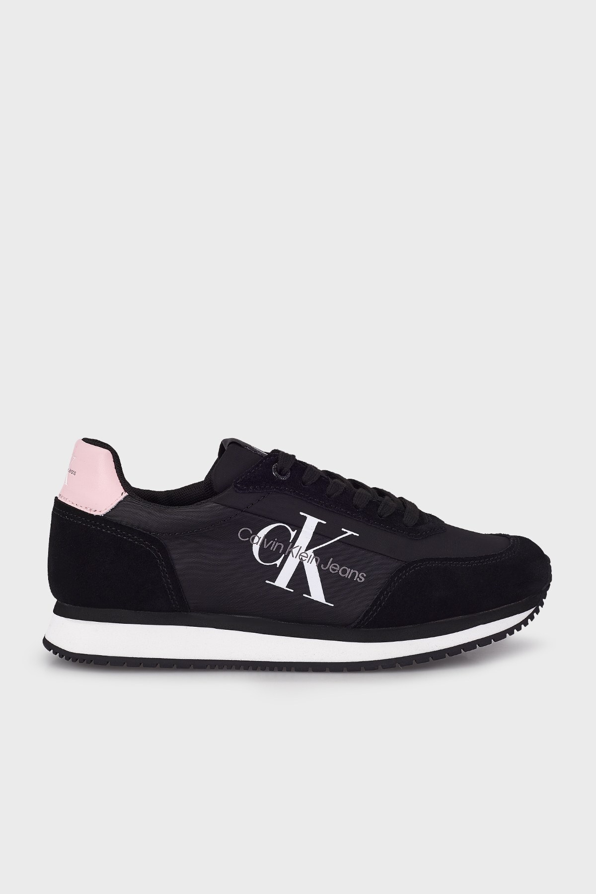 Calvin Klein Hakiki Deri Sneaker Bayan Ayakkabı YW0YW00684 BDS SİYAH