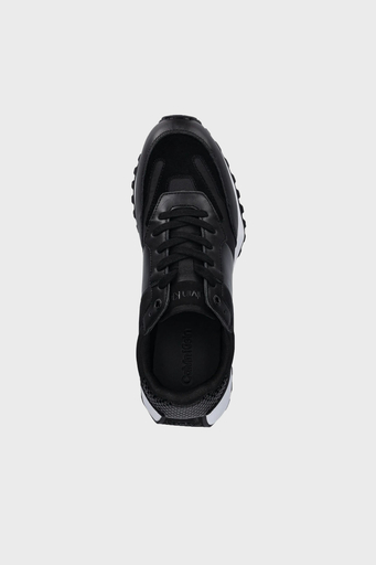Calvin Klein Hakiki Deri Süet Detaylı Kalın Taban Sneaker HM0HM01841BEH Erkek Ayakkabı HM0HM01841 BEH SİYAH - 8