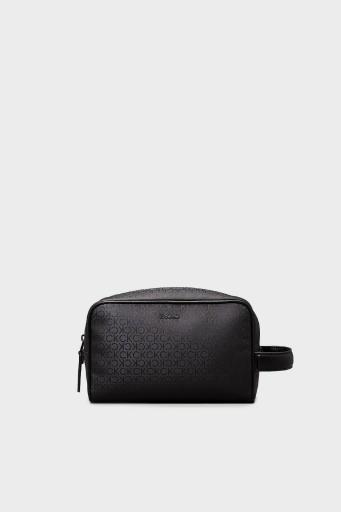 Calvin Klein Jakarlı Logo Baskılı Tutma Saplı K50K5129440GK Erkek Çanta K50K512944 0GK SİYAH - 1
