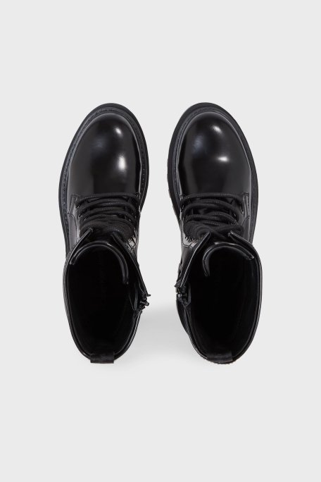 Calvin Klein Kalın Tabanlı Postal YW0YW011370GT Bayan Bot YW0YW01137 0GT SİYAH - 5