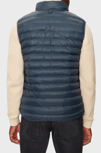 Calvin Klein Kapitoneli Regular Fit Su İtici Dik Yaka Şişme K10K113470PPK Erkek Yelek K10K113470 PPK MAVİ - 9