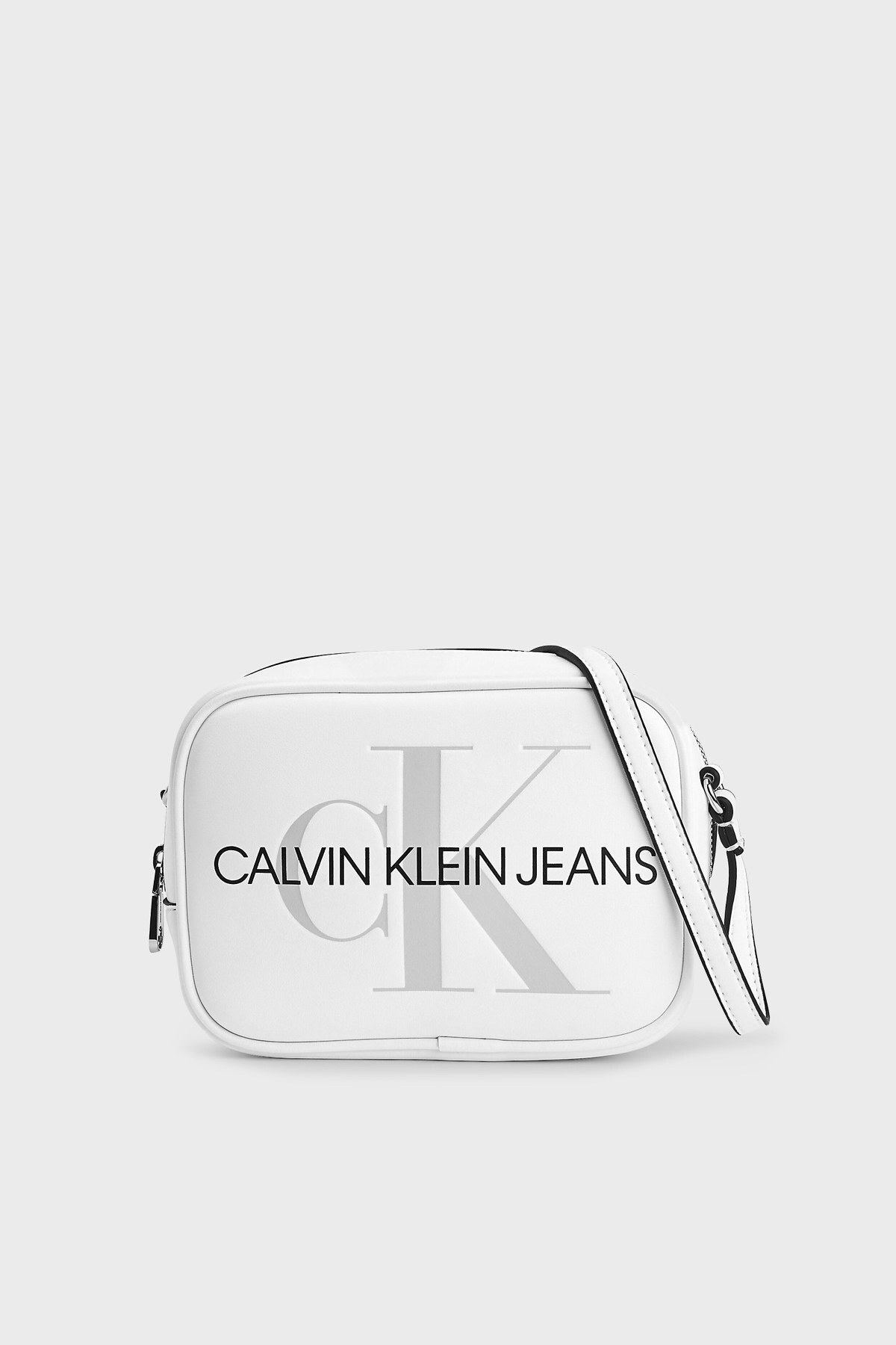 Calvin Klein Logo Baskılı Ayarlanabilir Askılı Bayan Çanta K60K607202 YAF BEYAZ